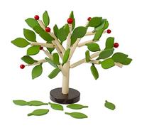TOYANDONA Wooden Tree Puzzle for Detachable Educational Assemble Plaything Bright Green Creative DIY Learning Game for Boys and Fun Hands Childhood Activity