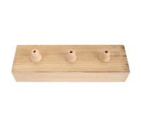TOYANDONA Wooden Tuning Fork with Two-Slot Rectangular Design Enhanced Acoustic Clarity Resonator Box and Triple Compartment Stability for Wellness Practices and Auditory Training