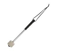 TOYANDONA Wool Felt Drumsticks with Aluminium Alloy Handle, Comfortable and Easy to Carry Percussion Drum Sticks for Marching Band and Outdoor Drumming Random Color
