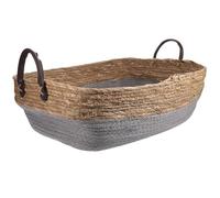 TOYANDONA Woven Basket Willow Handwoven Storage Basket, Easy to Clean, Natural Rustic Style, for Home Storage, Decorating, Gift Giving Color