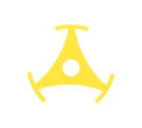 TOYANDONA Yellow Triangle Vinyl Record Adapter for Turntable and Record Easy to Install Abs Material Stable Characteristics for Vinyl Music Playback