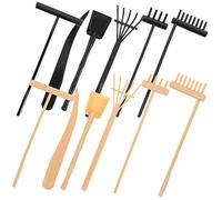 TOYANDONA Zen Garden Sand Tray Rake Rakes for Meditation Gardening Therapy Desk and Home Decor Accessories Stress Relief Sandbox Tools for Zen Sand Tray