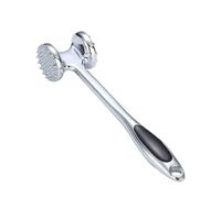 TOYANDONA Zinc Alloy Dual-Sided Meat Mallet Hammer Tenderizer Tool for Beef Steak Poultry Kitchen Pounder Softens Meat Fibers to Reduce Cooking for Home and Restaurant Use