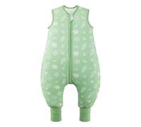 ToyaTec Baby Sleeping Bag with feet Super soft Rayon Made from Bamboo,Children's Bamboo fiber Sleeping Bag 2.5 Tog Autumn Winter Sleeping Blanket(Green,M)