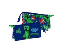 Toybags Creeper Minecraft Triple Pencil Case