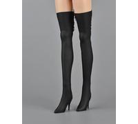 [TOYBARJAPAN] 1/6 Figures Accessories/TBLeague Fit Body Over the Knee Sexy Beautiful Women Leather Style Long Boots High Heel Shoes (Body and Head and Clothes Not Included) (Black)