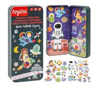 Toydea Magnetic Puzzle Box - Space Theme | Creative Dress-Up Magnets for Kids Ages 3+ | Fine Motor Skills, Imagination & Learning | Travel-Friendly Educational Toy
