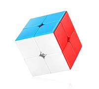 TOYESS Speed Cube 2x2 Stickerless Age 3+, Smooth Magic Cube 2x2x2, Professional Puzzle Cube, Brain Teasers Toys, Stocking Filler for Kids & Adults