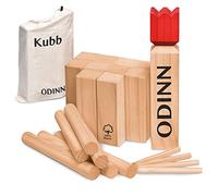 Toyfel Kubb Outdoor Game XXL FSC® Beechwood with Canvas Bag Indoor skill