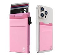 TOYFID Slim Card Holder for Men, Metal Pop up Wallet with Slide Ejector Button,Quick Access to Credit Card,RFID Blocking Card Case with Coin,Money Pockcet, Extra Card Pocket for Phone,Luxury Box