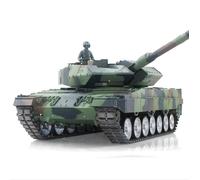 toyfigurehut 2.4Ghz 1/16 Scale Remote Control German Leopard 2A6 tank RC tank AirSoft RC Battle Tank Smoke & Sound (Metal Gear & tracks)