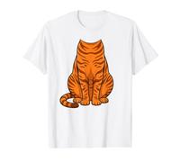 Toyger Cat Costume Feline Graphic Design Value Graphic T-Shirt, Men, White, S