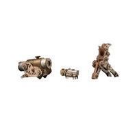 ToyGhillied 3D Wooden Revolver Accessories Puzzle Kits for Adults, Scope, Aiming, and indicator Stand, for Wooden Revolver Set of Three (Kit Version)