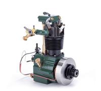 ToyGhillied Engine Model Kit, 7cc Vertical Single-cylinder Four-stroke Air-cooled Gasoline Engine Model for Water Plane and Tethered Boat Models for Tech Enthusiast