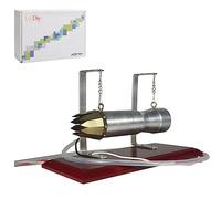 ToyGhillied Engine Model Kit, Mini Turbojet Aircraft Engine Internal Combustion Engine Model, Science Experiment Educational Model for Tech Enthusiast
