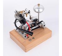 ToyGhillied Hoglet V1 Engine Model Kit That Runs, OHV Single Cylinder 4 Stroke Metal Engine Kit for Adults, Realistic Kick Start Motorcycle Engine, Educational Gift for Teens-RTR