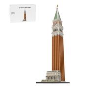 ToyGhillied House Modular Model Kit, 1/50 St-Marks Bell Tower Assembly Toy Building Blocks Set, Famous Landmark model MOC-99638 Designed by Stebrick- 20050 PCS