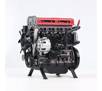 ToyGhillied TECH L4 Engine Model That Runs, DM111 3D Metal Turbocharged Inline-Four Car Engine Mechanical Engineering DIY Assembly L4 Engine Model Kit, Physics Set for Adults (364+PCS)