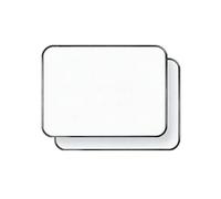 Toyhood 2 Pcs A4 Size Small Whiteboard, Double Sided Mini Dry Erase White Boards, No Magnetic, for Home Classroom Office, Students Drawing Writing, 30x21cm