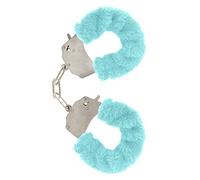 ToyJoy Handcuffs Furry Fun – Plush Bondage Fur – Aqua