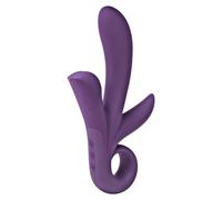 ToyJoy Trinity Triple Pleasure Vibrator Purple - With Triple Stimulators