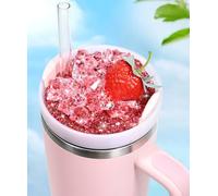 Toykee Lid Plate Topper for Stanley Cup 40 30 oz - Cute Decoration Accessories for Tumbler, Water Botter Bling Decor for Women Girls