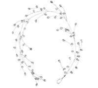 Toyland® 1.15m Luxury Crystal Garland - Christmas Tree Decorations/All Year Round/Wedding