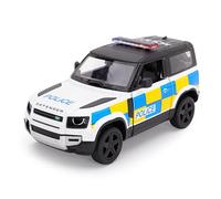 Toyland® 12cm (5") Pull Back & Go Die Cast Police Age 3+ Defender With Open & Close Doors - Toy Vehicles - 1:36 Scale