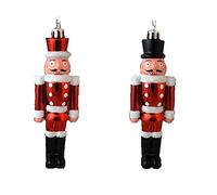 Toyland® 13cm Christmas Nutcracker Red Hat - Xmas Tree Decoration.