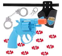 Toyland® 14cm (5.5") 96 Shot Cap & Pistol Play Set With Holster & Hand Cuffs Included - Realistic Smoke & Sound - Role Play & Fancy Dress Toys