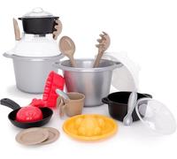 Toyland® 16 Piece Mud & Sand Kitchen Utensils & Food Toy Set for Kids - Outdoor Pretend Play Accessories - Suitable for Children Age 2 Years+