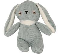 Toyland® 17cm (6.6") Cuddly Pale Blue Bunny Knitted Rabbit - Childrens Soft Toy Plush - Suitable For Age 12 Months+