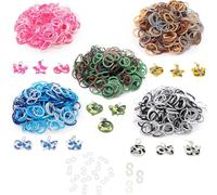 Toyland® 2 x 300 Loom Band Set With Charms - 5 Colours To Collect - 2 Chosen At Random - Creative Toys