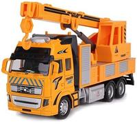 Toyland 20cm Friction Powered Construction Vehicles - Moving Parts - Assorted Designs - Crane Lorry - Boys Trucks & Lorries