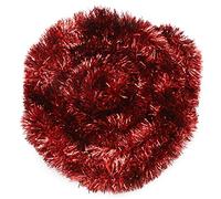 Toyland® 2m Metre Fine Christmas Tinsel - Christmas Decoration Tinsel (RED)