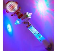 Toyland® 31cm (12") 3D Light Up Astronaut Space Wand With Sound Effects & Multi Coloured LEDs - Party Accessories