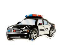 Toyland 37" Black Police Car Supershape Foil Balloon - Boys Birthday Balloons