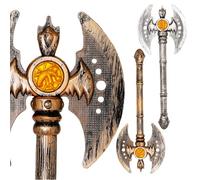 Toyland® 41cm (16") Realistic Metallic Battle War Age 3+ Axe Toy -Thor & Viking Role Play Costume Accessories - Pretend Play - 1 Chosen At Random