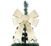 Toyland® 49cm Giant Gold Tinsel Bow Christmas Indoor Decoration