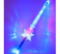 Toyland® 58cm (23") Multicoloured Light Up Crystal Snowflake Sword - Static LED Lights - Christmas Party Accessories