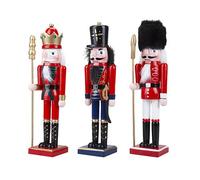 Toyland® 6" (15cm) Classic Hand Painted Wooden Nutcracker Soldier Ornament - Traditonal Christmas Decorations - 1 Chosen At Random