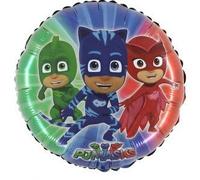 Toyland® 60cm (24") PJ Masks Round Colourful Foil Balloon - Birthday Party Supplies