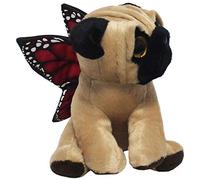 Toyland® 7"/18cm Butterfly Pug Plush in Cute Dress Up Outfit - Soft Toys
