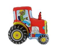 Toyland® 78cm (31") Red Tractor Shaped Foil Balloon - Children's Party Decorations
