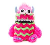 Toyland® 9" (23cm) Pink & Green Colour Worry Monster Plush Soft Toy