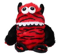 Toyland® 9" (23cm) Red & Black Worry Monster Plush Soft Toy