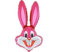 Toyland® 94cm (37") Rabbit Shaped Balloon Available In 6 Colours - Easter Balloons (PINK)