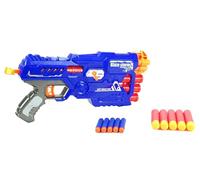 Toyland® Blaze Storm Foam Double Dart Blaster Gun With 2 Types Of Darts Included - Toy Guns - Boys Toys - Age 6+