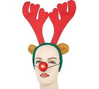 Toyland® Christmas Reindeer Antlers & Flashing Nose…