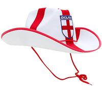 Toyland® England Cowboy Style Hat - Fancy Dress - Rugby World Cup - Euros - Cricket